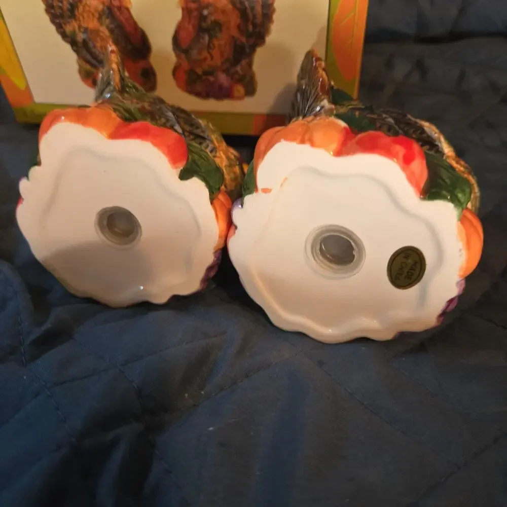 Vintage Shakers Turkey Set Ceramic